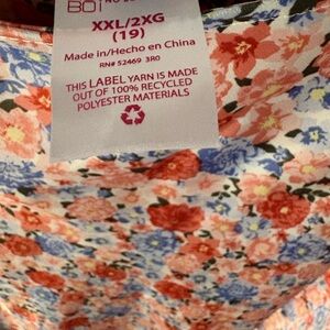 Floral Print Top XXL